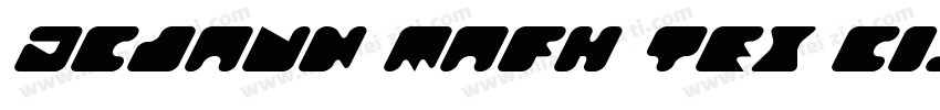 Dcjavn Mafh TeX ciytc字体转换